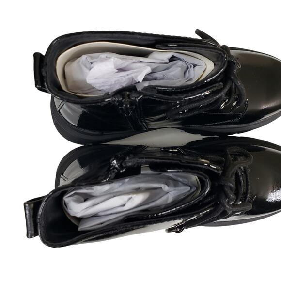 CALL IT SPRING Womens 9 Sidney Platform Lace-up Boot in Black NEW - Picture 9 of 12